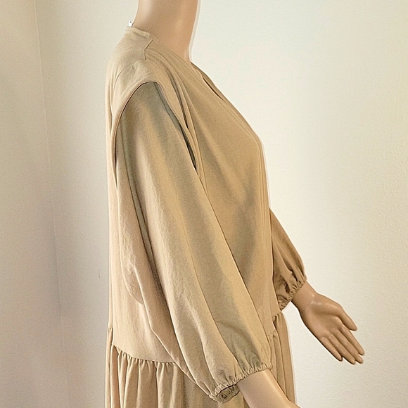 MANGO Boho Dress, S, Tan,Beige NWT - Picture 11 of 15